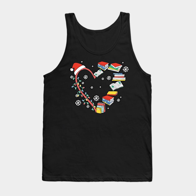 Merry bookmas Tank Top by MZeeDesigns